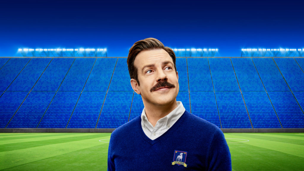 Ted lasso saison 1 banniere Jason Sudeikis Materiel Gamer