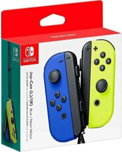 Paire de manettes Nintendo Switch Joy-Con Bleu et Jaune Néon