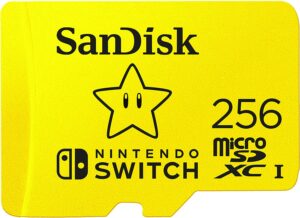 SanDisk - Carte microSDXC UHS-I 256Go pour Nintendo Switch - Produit sous License Nintendo