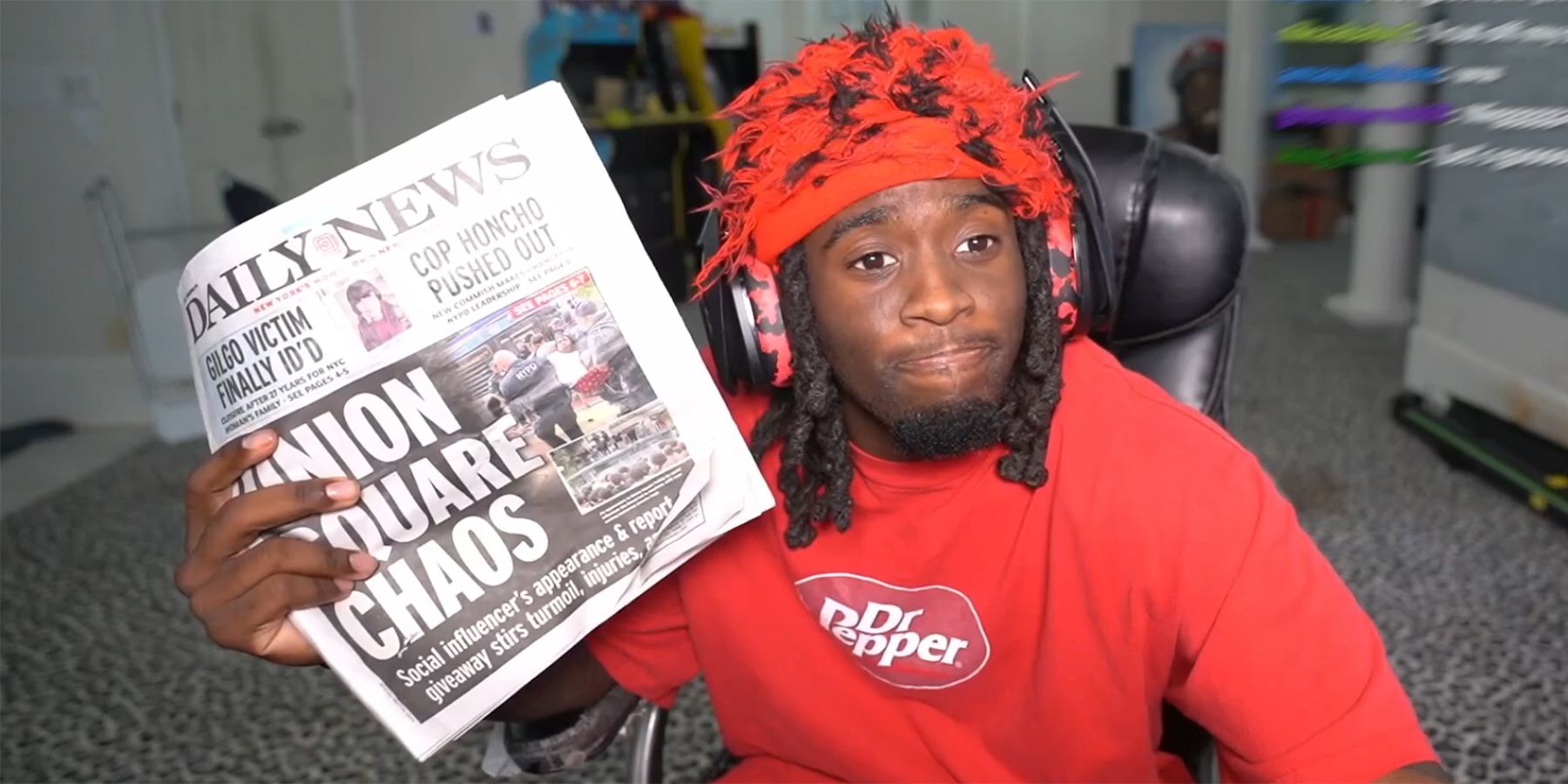 Riot and Vandalism at Kai Cenat's Donation Event in NYC Legal