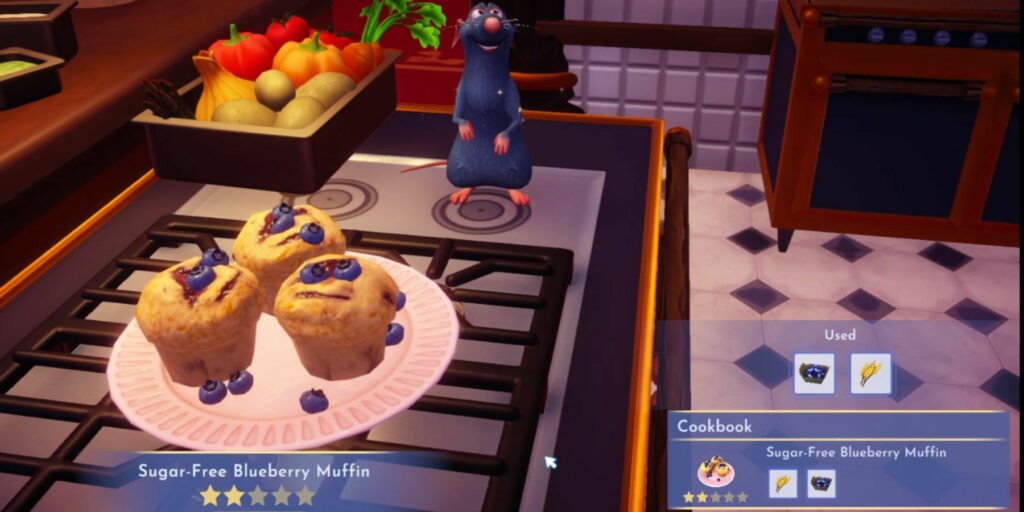 Disney Dreamlight Valley : Comment faire des muffins aux myrtilles