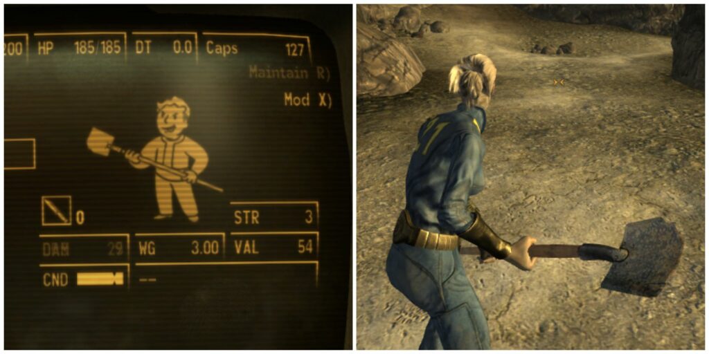Où trouver une pelle dans Fallout: New Vegas