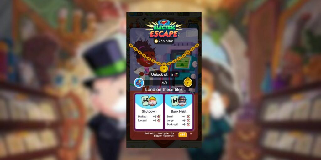 Monopoly GO: Évasion Électrique Récompenses et Jalons