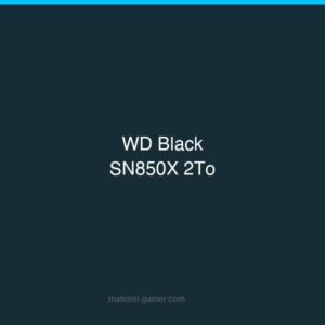 WD Black SN850X 2To