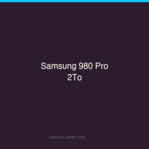 Samsung 980 Pro 2To