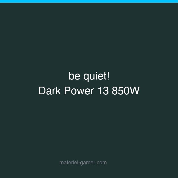 be quiet! Dark Power 13 850W