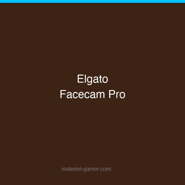 Elgato Facecam Pro