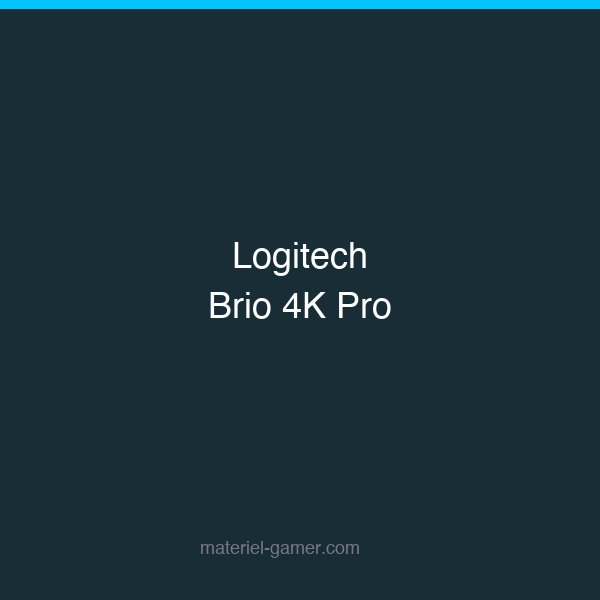 Logitech Brio 4K Pro