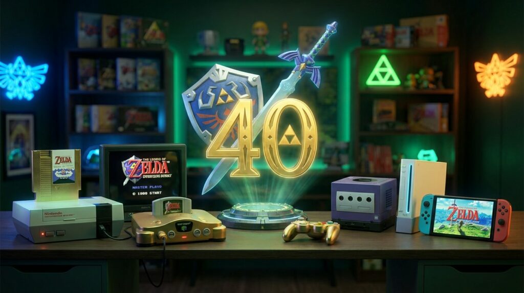LEGO, vinyles et rumeurs de Switch 2 : découvrez pourquoi le 40e anniversaire de Zelda en 2026 s'annonce légendaire pour les fans de Nintendo.