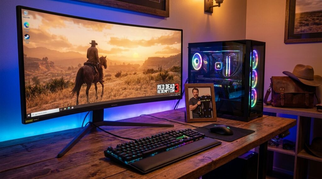 Red Dead Redemption 3 confirmé par Roger Clark ! Découvrez pourquoi la suite de Rockstar va demander un setup PC de l'espace et ce qu'il faut préparer.
